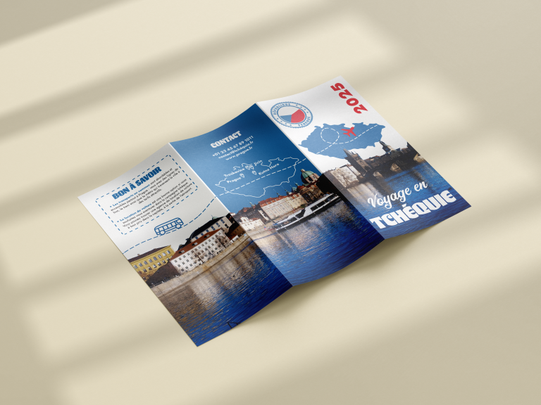 Brochure Voyage en Tchéquie - Face externe